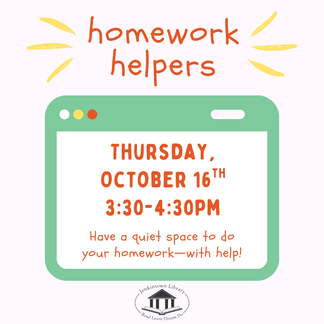 10/16 homework helpers