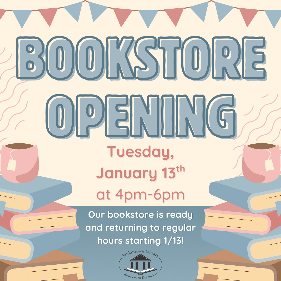 1/13 bookstore opening