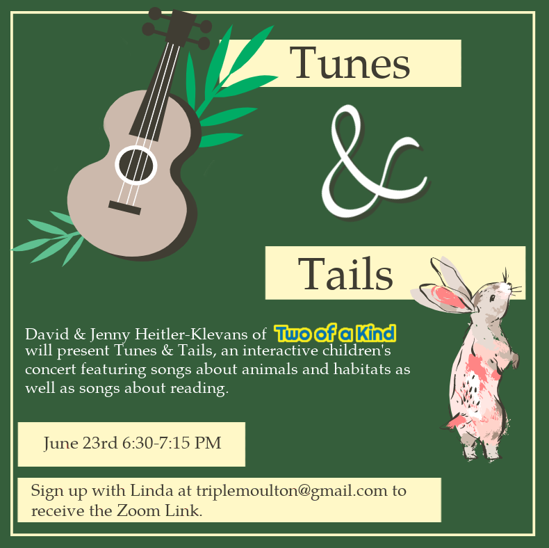 flyer for tunes and tails